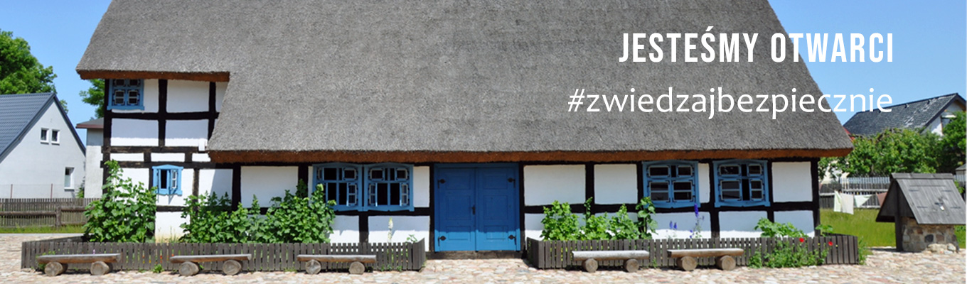 chałupa kmiecia w Zagrodzie Jamneńskiej od frontu