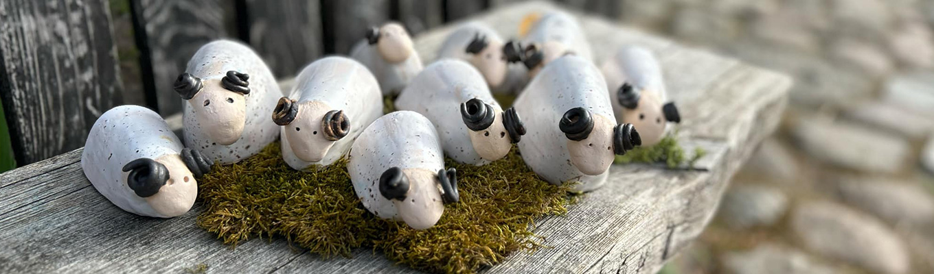 baranki ceramiczne wykonane na warsztatach w zagrodzie jamneńskiej